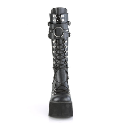 Demonia Cult Latest | "Kera-200" Boots - Black Vegan Leather