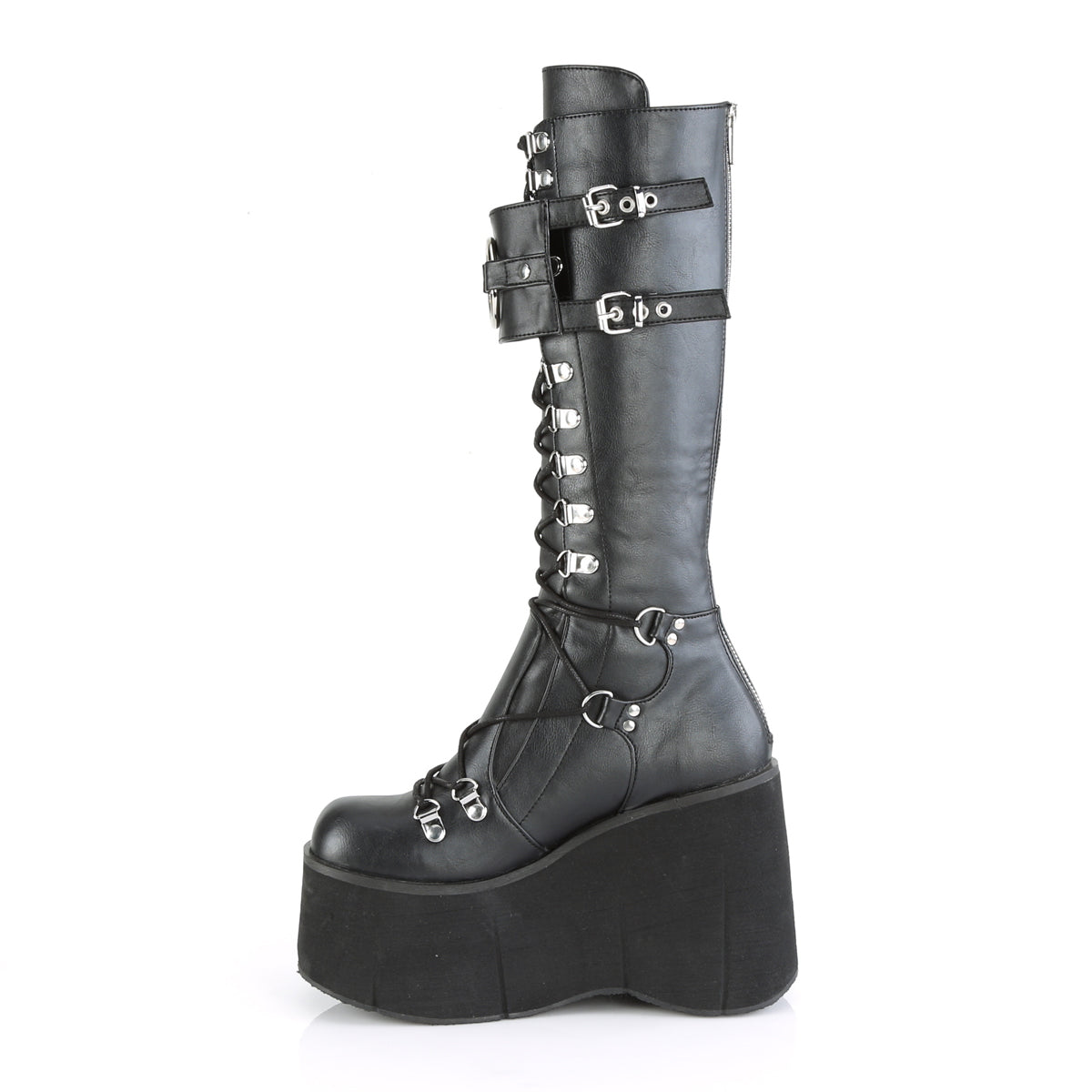Demonia Cult Latest | "Kera-200" Boots - Black Vegan Leather