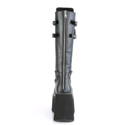 Demonia Cult Latest | "Kera-200" Boots - Black Vegan Leather
