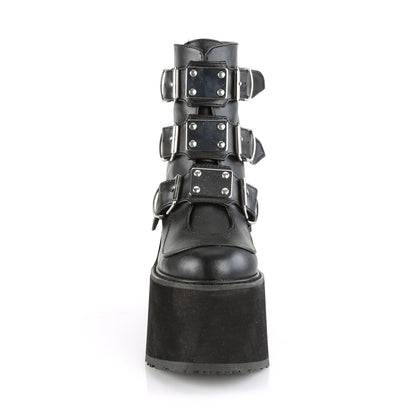 Demonia Cult Exclusive | "Swing-105" Boots - Black Vegan Leather