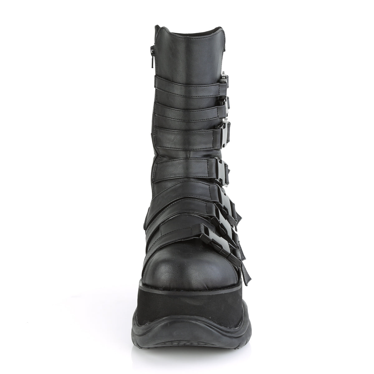 Demonia Cult Essential | "Neptune-210" Boots - Black Vegan Leather
