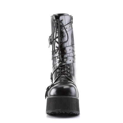 Demonia Cult Value | "Trashville-205" Boots - Black Vegan Leather