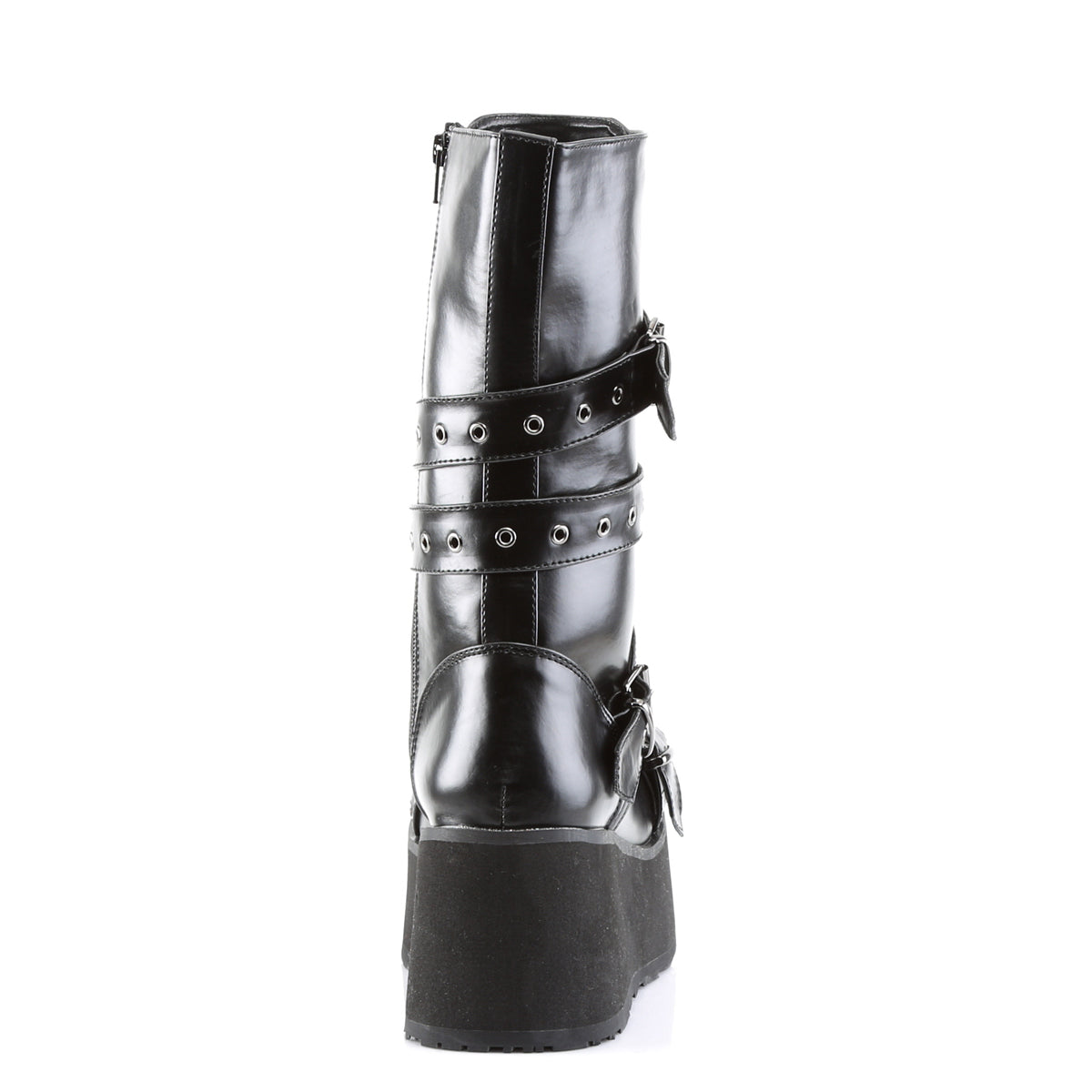Demonia Cult Value | "Trashville-205" Boots - Black Vegan Leather