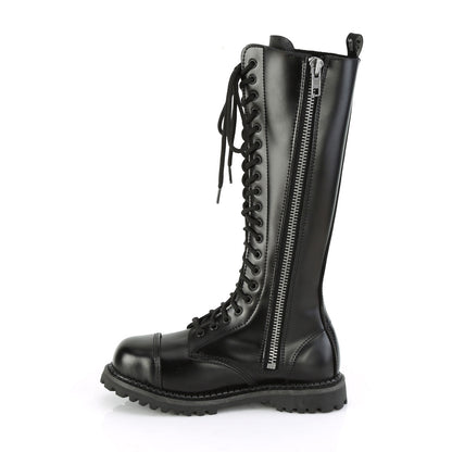 Demonia Cult Great Value | "Riot-20" Boots - Black Leather