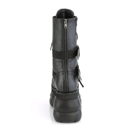 Demonia Cult Latest | "Boxer-230" Boots - Black Vegan Leather