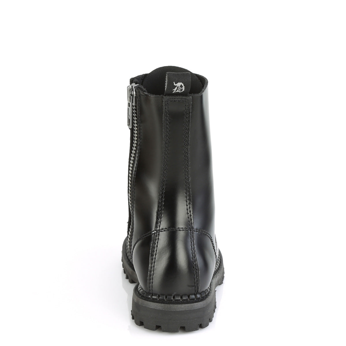 Demonia Cult Exclusive | "Riot-10" Boots - Black Leather