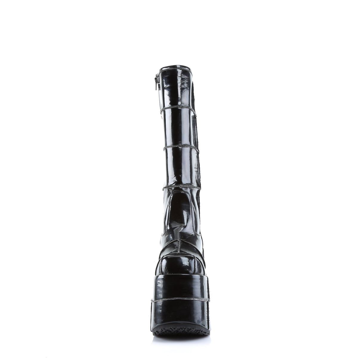 Demonia Cult Signature | "Stack-301" Boots - Black Patent