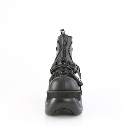 Demonia Cult Classic | "Boxer-60" Boots - Black Vegan Leather