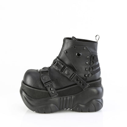 Demonia Cult Classic | "Boxer-60" Boots - Black Vegan Leather