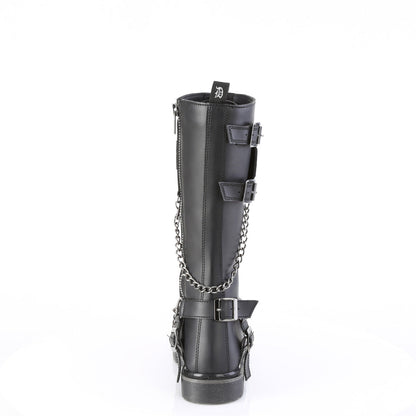 Demonia Cult Essential | "Bolt-415" Boots - Black Vegan Leather