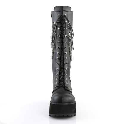 Demonia Cult Everyday | "Ranger-303" Boots - Black Faux Leather