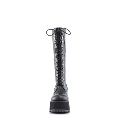 Demonia Cult Value | "Ranger-302" Boots - Black Vegan Leather