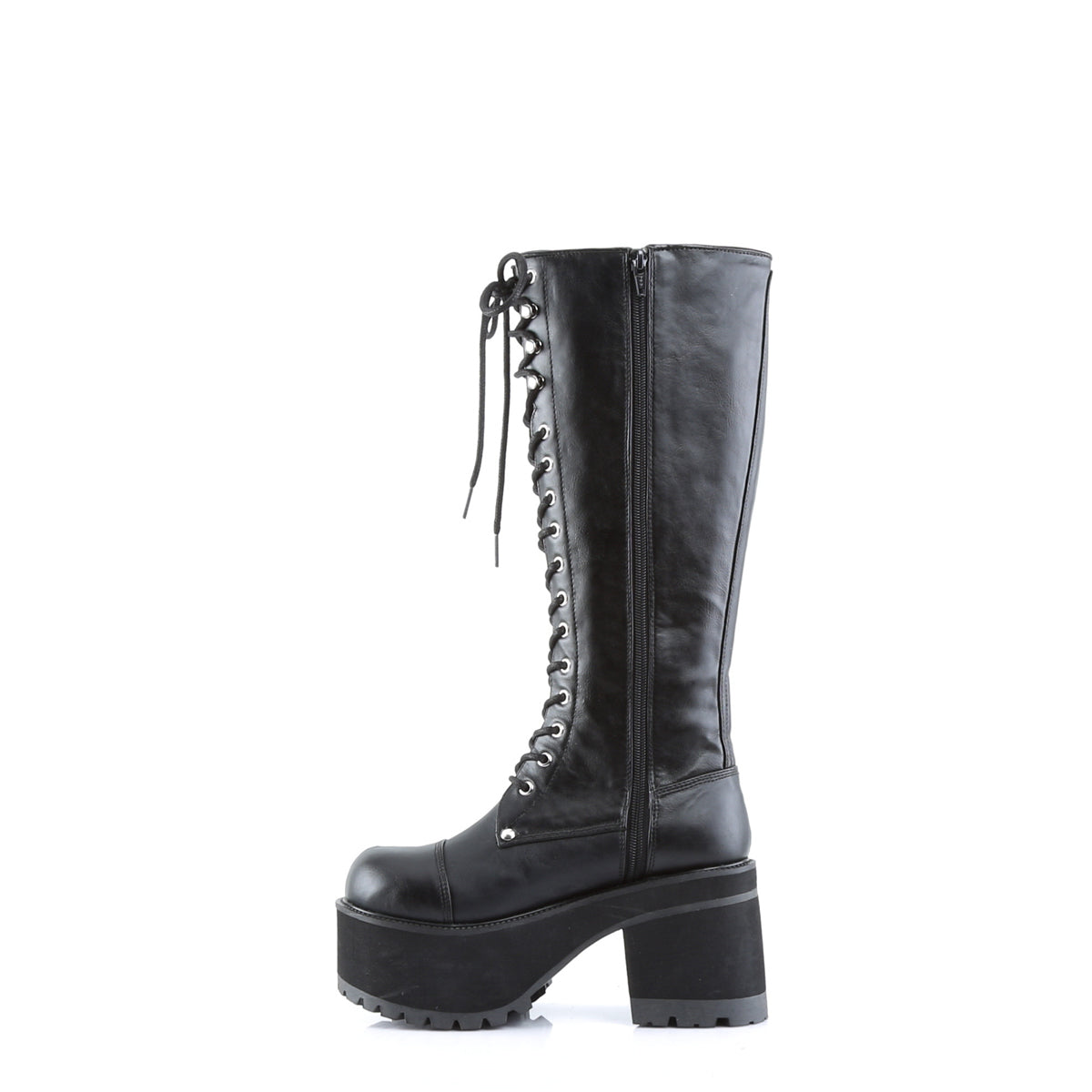Demonia Cult Value | "Ranger-302" Boots - Black Vegan Leather