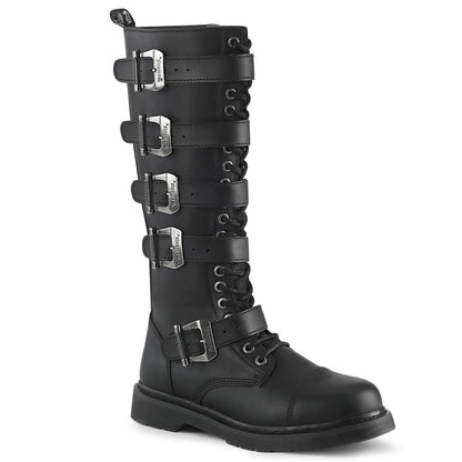 Demonia Cult Great Value | "Bolt-425" Boots - Black Vegan Leather