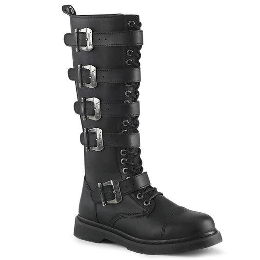 Demonia Cult Great Value | "Bolt-425" Boots - Black Vegan Leather