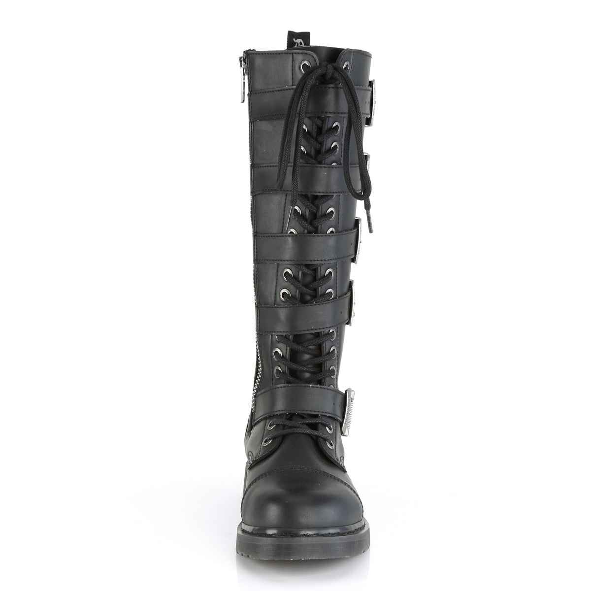 Demonia Cult Great Value | "Bolt-425" Boots - Black Vegan Leather