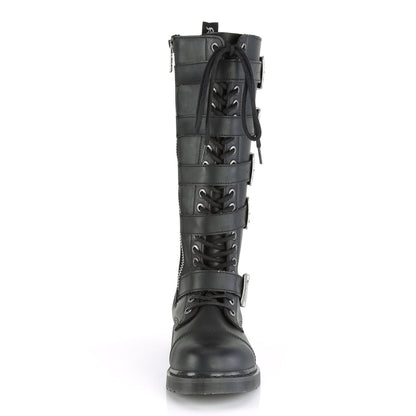 Demonia Cult Great Value | "Bolt-425" Boots - Black Vegan Leather