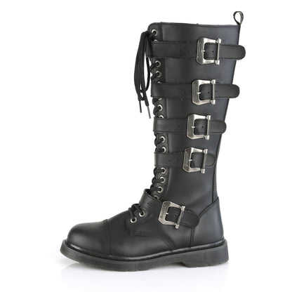Demonia Cult Great Value | "Bolt-425" Boots - Black Vegan Leather