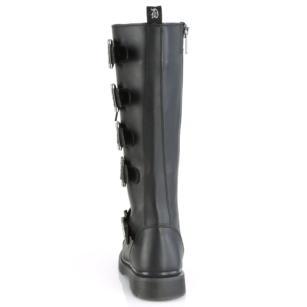 Demonia Cult Great Value | "Bolt-425" Boots - Black Vegan Leather