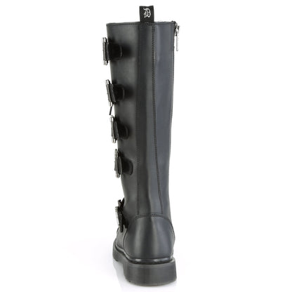 Demonia Cult Great Value | "Bolt-425" Boots - Black Vegan Leather