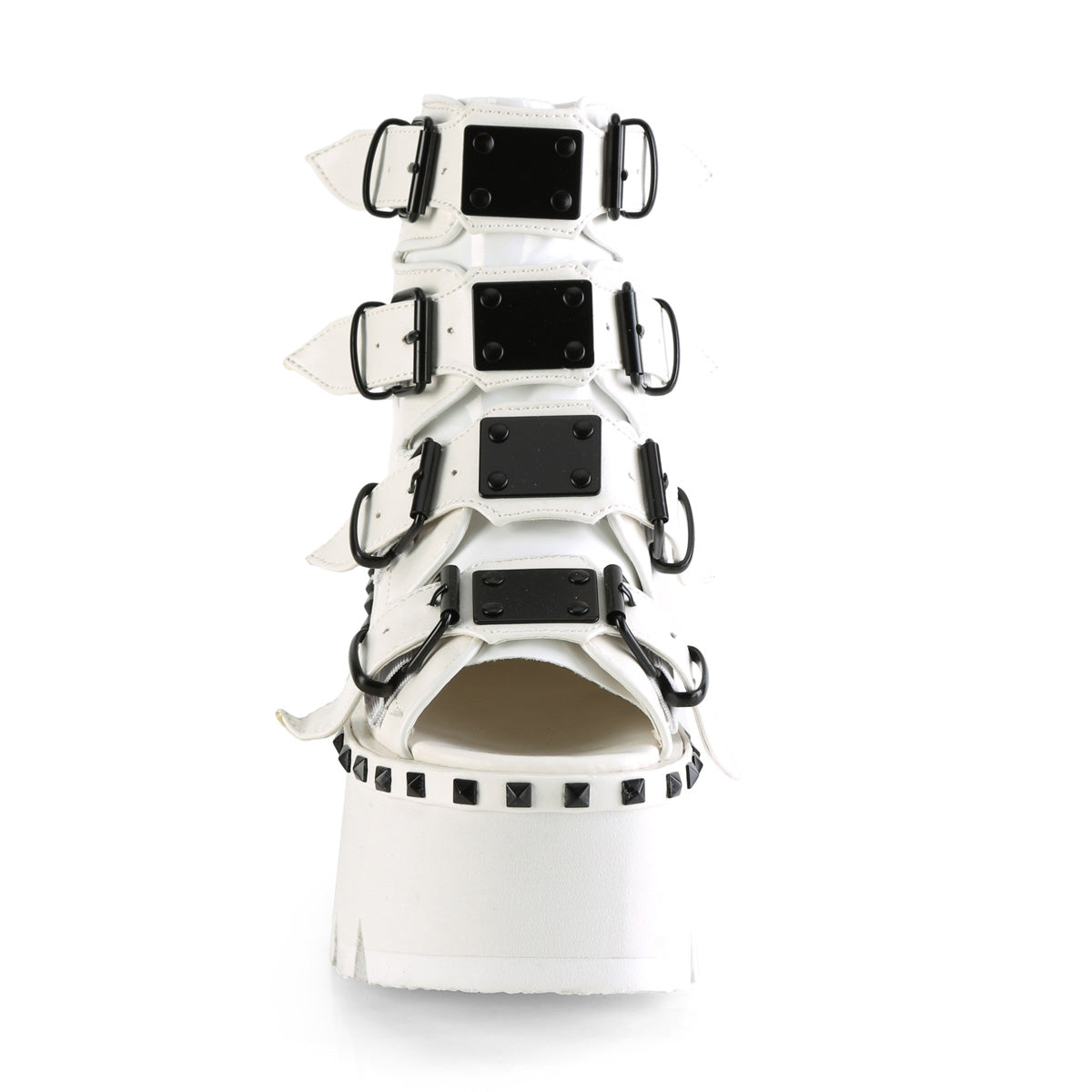 Demonia Cult Classic | "Ashes-70" Boots - White Vegan Leather
