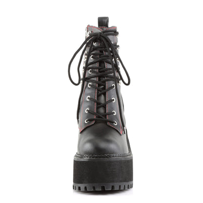 Demonia Cult Value | "Assault-100" Boots - Black Vegan Leather