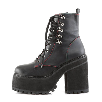 Demonia Cult Value | "Assault-100" Boots - Black Vegan Leather