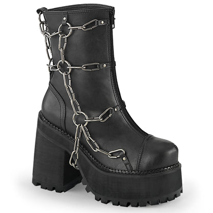 Demonia Cult Great Value | "Assault-66" Boots - Black Vegan Leather