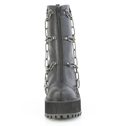Demonia Cult Great Value | "Assault-66" Boots - Black Vegan Leather