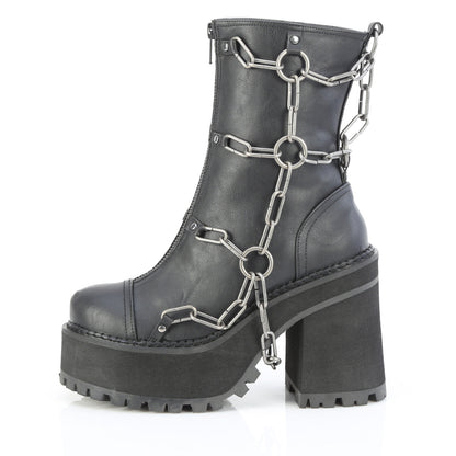 Demonia Cult Great Value | "Assault-66" Boots - Black Vegan Leather
