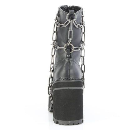 Demonia Cult Great Value | "Assault-66" Boots - Black Vegan Leather