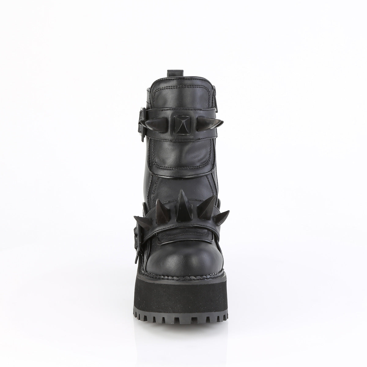 Demonia Cult Quality | "Assault-72" Boots - Black Vegan Leather