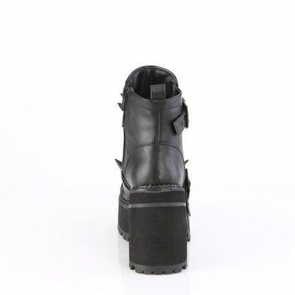 Demonia Cult Quality | "Assault-72" Boots - Black Vegan Leather