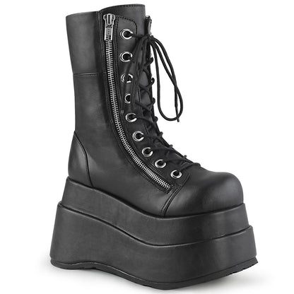 Demonia Cult Value | "Bear-265" Boots - Black Vegan Leather