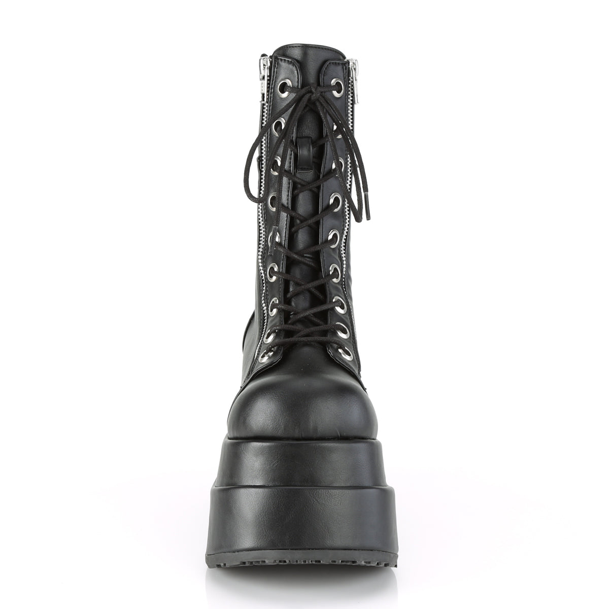 Demonia Cult Value | "Bear-265" Boots - Black Vegan Leather