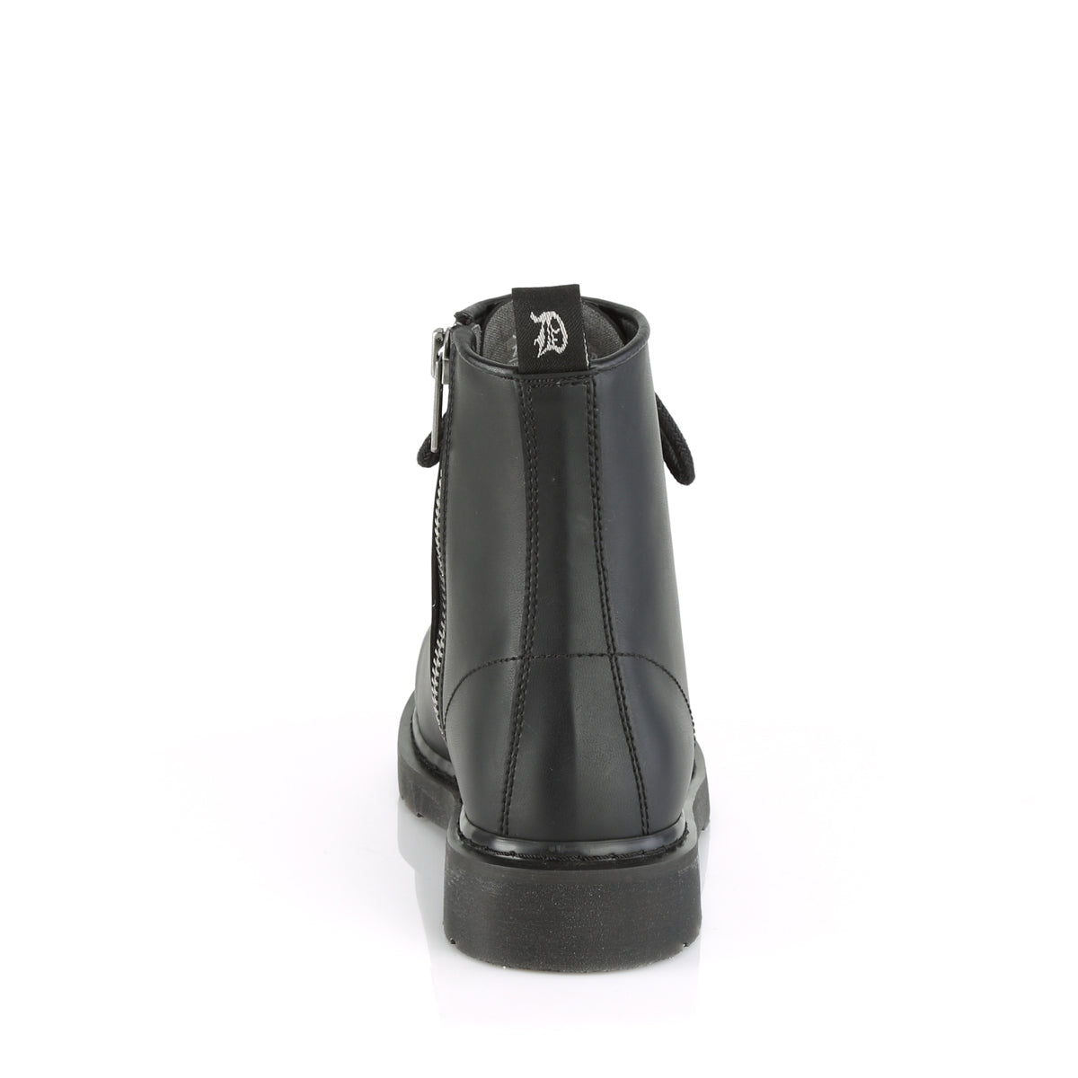 Demonia Cult Signature | "Bolt-100" Boots - Black Vegan Leather