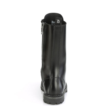 Demonia Cult Everyday | "Riot-14" Boots - Black Leather