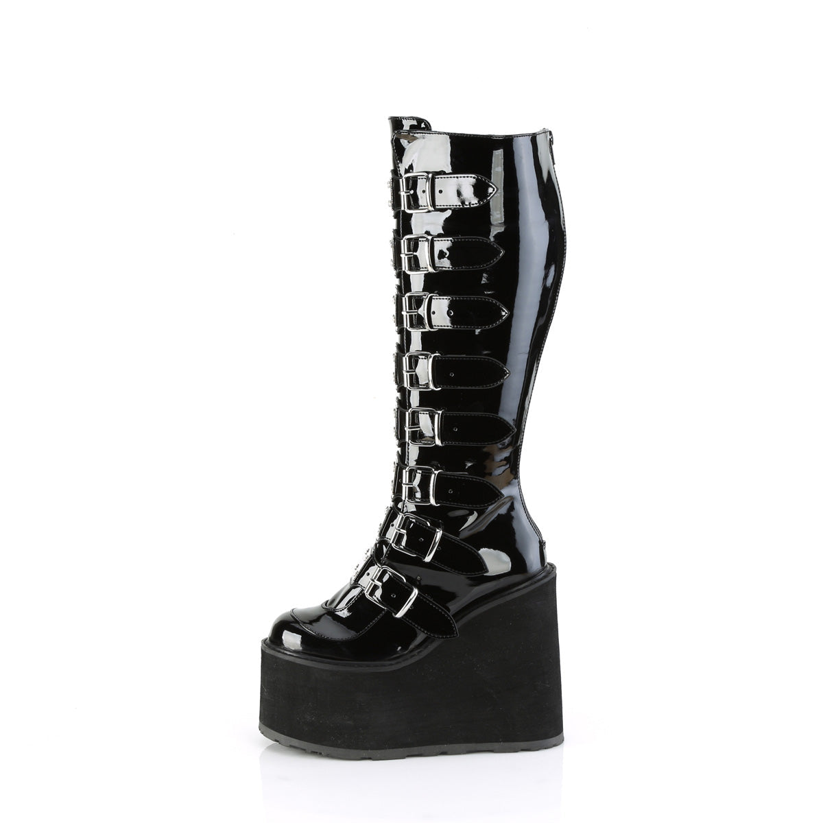 Demonia Cult Value | "Swing-815WC" Boots - Black Patent