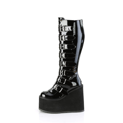 Demonia Cult Value | "Swing-815WC" Boots - Black Patent
