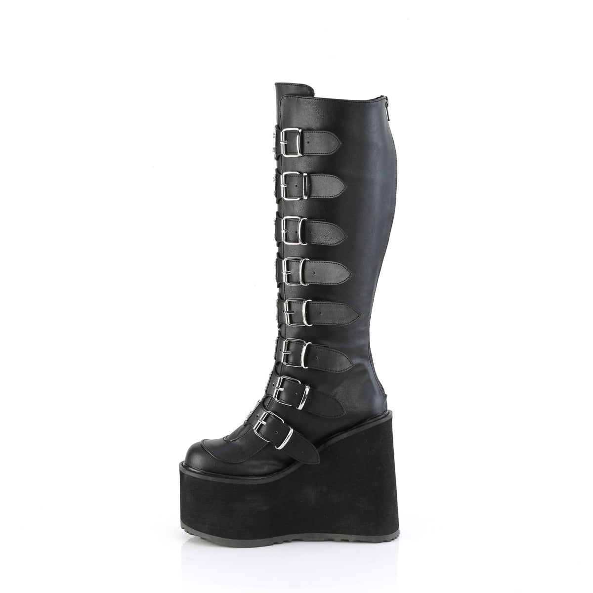 Demonia Cult Great Value | "Swing-815WC" Boots - Black Vegan Leather