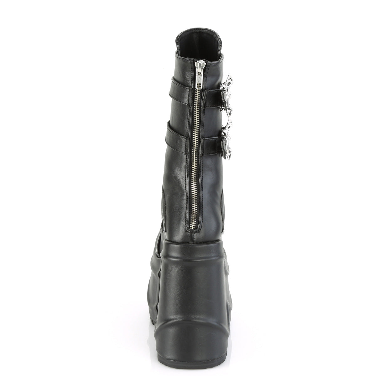 Demonia Cult Everyday | "Wave-150" Boots - Black Vegan Leather