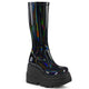 Stretch Black Patent Holo