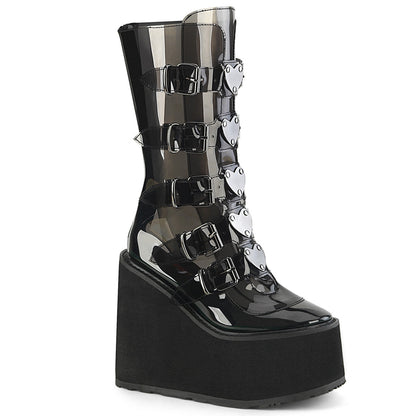 Demonia Cult Latest | "Swing-230C" Boots - Smoke TPU