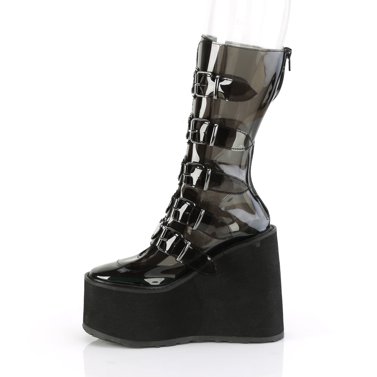Demonia Cult Latest | "Swing-230C" Boots - Smoke TPU