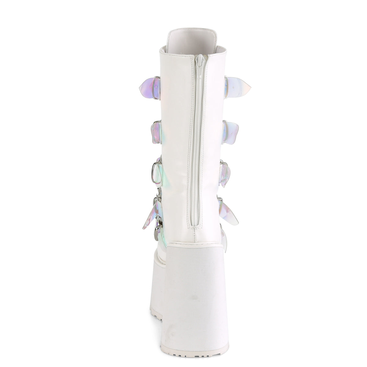 Demonia Cult Exclusive | "Swing-230" Boots - White Vegan Leather