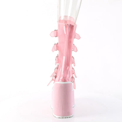 Demonia Cult Quality | "Swing-230C" Boots - Baby Pink TPU