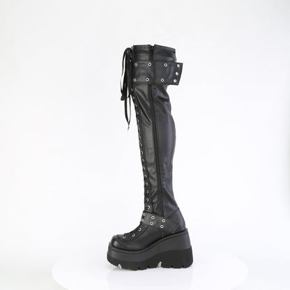 Demonia Cult Essential | "Shaker-325" Boots - Black Vegan Leather