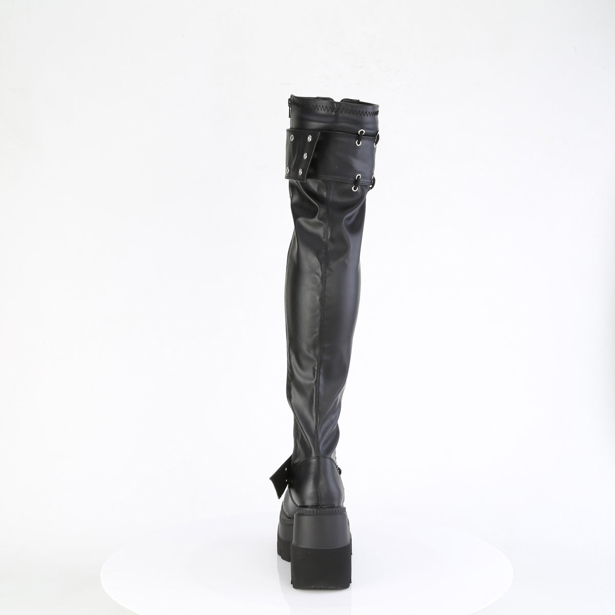 Demonia Cult Essential | "Shaker-325" Boots - Black Vegan Leather