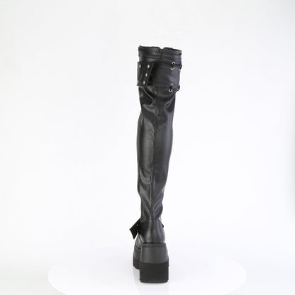 Demonia Cult Essential | "Shaker-325" Boots - Black Vegan Leather