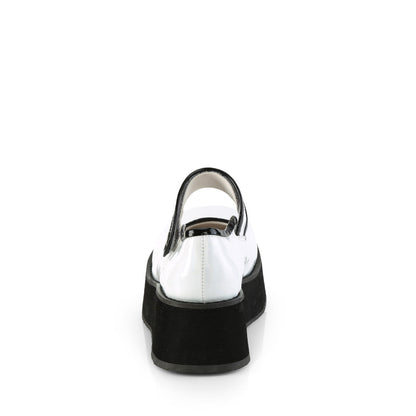 Demonia Cult Exclusive | "Sprite-01" Platforms - White Holo Patent